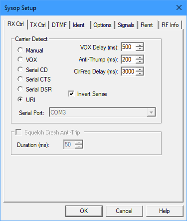 echolink receiver settings